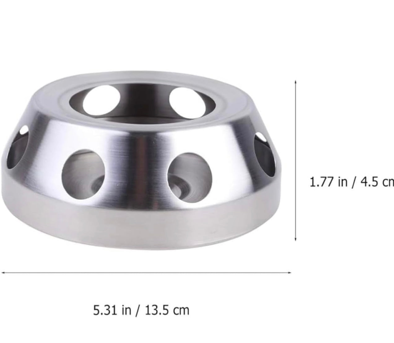 KozyCup Stainless Steel Round Tea Warmer – Candle Heated Teapot Warmer