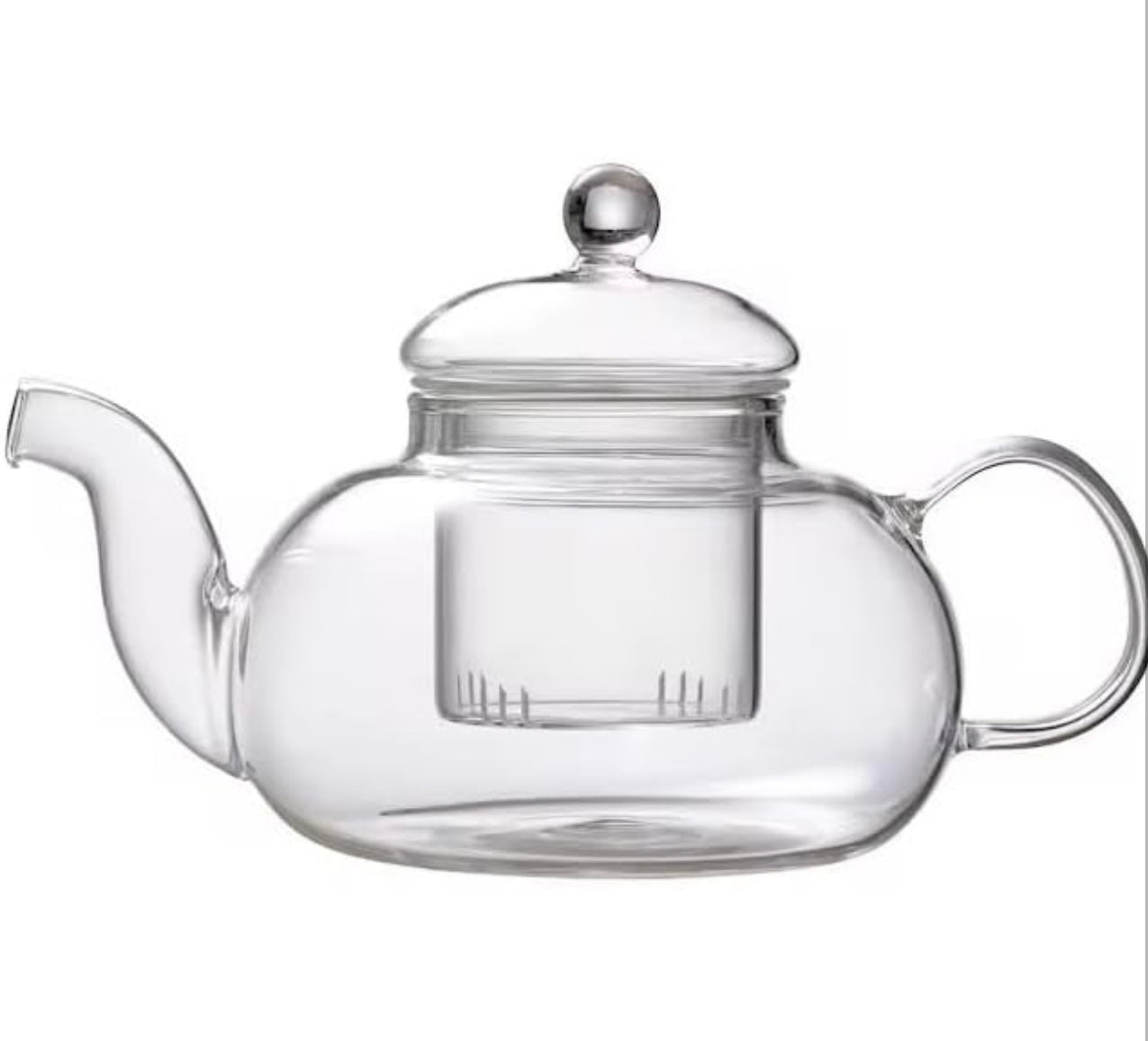 KozyCup Glass Teapot 1000ml – Heat Resistant Borosilicate Glass Teapot